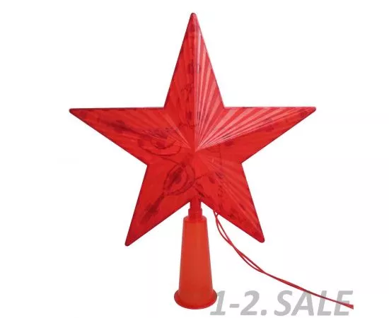 760595 - APEYRON Звезда на елку КРАСНАЯ 10LED 150x170см, провод 3м 220V 15-81 (2)