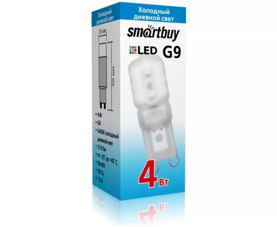 639110 - Smartbuy G9 4W(210lm) 6400K 50x16 SBL-G9 04-64K (1)