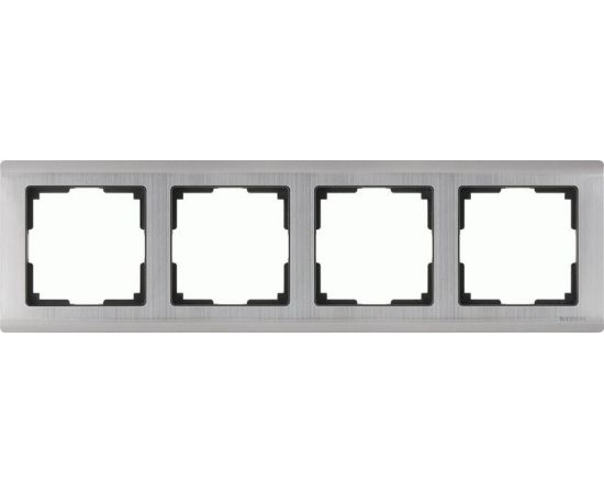 732680 - Werkel рамка СУ 4 мест. Metalliс (глянцевый никель) W0041602 a051004 (1)