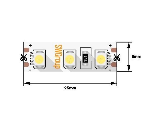 772667 - SWG Лента св/д 9.6W/m SMD3528 Открытая (IP20) 2700K 2K 12V (5м цена за метр) (1)