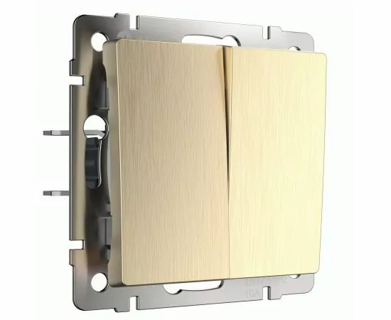 732908 - Werkel мех. выкл. СУ 2 кл. 10A (шампань рифленый) W1120010 a051423 (1)