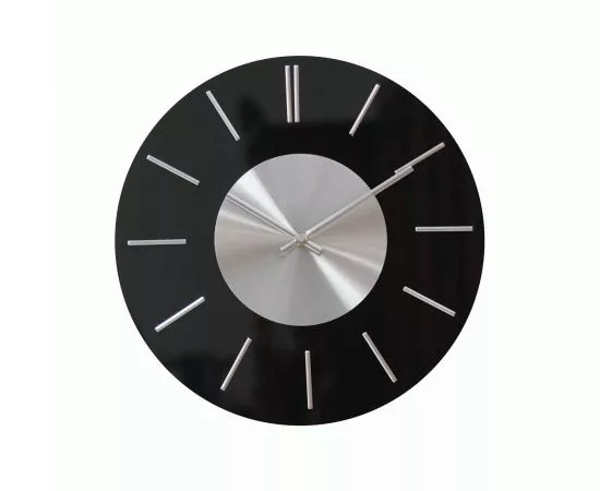 774636 - Часы настенные APEYRON круг d327x45 черный/стекло плавный ход (1xR6 нет в компл) GL200923 (1)