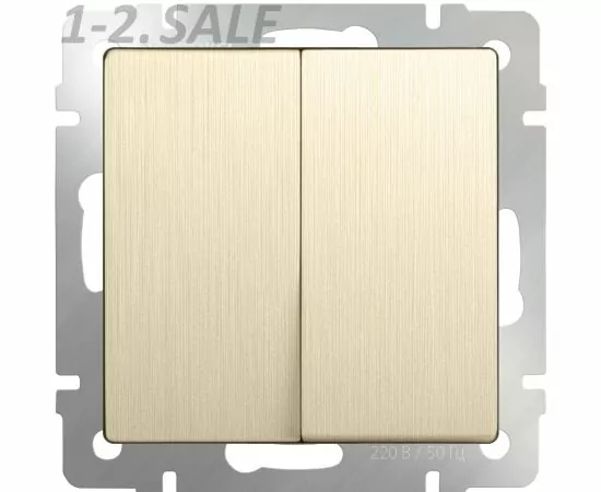 732908 - Werkel мех. выкл. СУ 2 кл. 10A (шампань рифленый) W1120010 a051423 (2)