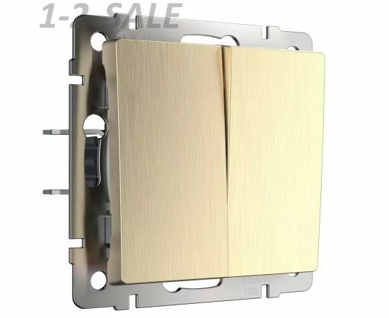 732908 - Werkel мех. выкл. СУ 2 кл. 10A (шампань рифленый) W1120010 a051423 (5)