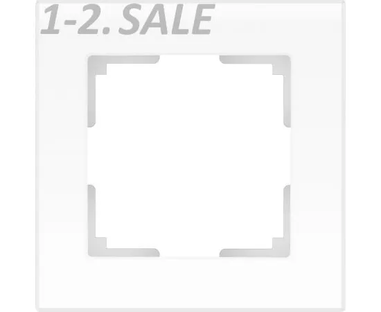 732942 - Werkel рамка СУ 1 мест. Favorit (белый матовый) W0011105 a051290 (2)