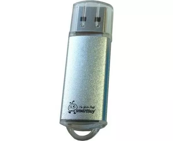 457525 - Флэш-диск (флэшка) USB 4Gb SmartBuy V-Cut Silver SB4GBVC-S (1)