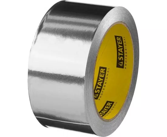 655218 - Алюминиевая лента, STAYER Professional 12268-50-25, до 120°С, 50мкм, 50мм х 25м (1)