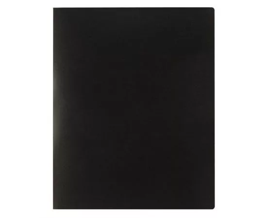 665182 - Папка на 2 кольцах STAFF, 40 мм, черная, до 250 листов, 0,5 мм, 225721 (1)