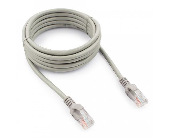 711879 - Cablexpert патч-корд UTP cat5e, 3м, литой, многожильный (серый) (1)