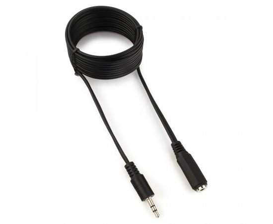713014 - Аудио кабель удлинитель для наушников Jack3.5шт. - Jack3.5гн. 2м Cablexpert, черный (1)