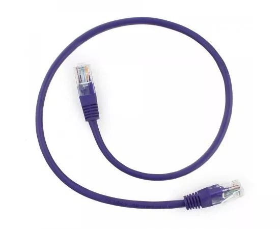 758854 - Cablexpert патч-корд UTP cat5e, 0.25м, литой, многожильный (фиолетовый) (1)
