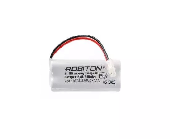 641265 - Аккумуляторная сборка Robiton DECT-T356-2хR03 800mAh, 2,4V для радиотелефонов PH1, 14617 (1)