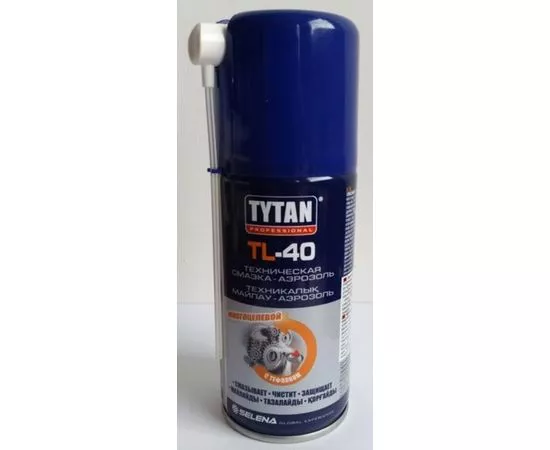 642630 - Tytan (Титан) Professional TL-40 Смазка-аэрозоль технич.150мл многоцелевая (аналог WD-40), арт.15900 (1)
