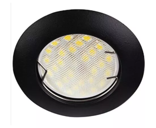 645399 - Ecola MR16 GU5.3 DL92 св-к выпуклый Черный матовый 30x80 Light FU1612EFY (200!) (1)
