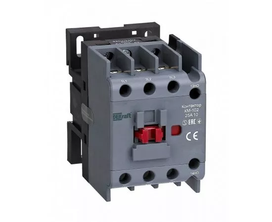 778573 - DEKraft контактор КМ-102 25А 220В АС3 АС4 1НО 22004DEK (1)