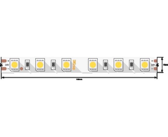 733841 - SWG Лента св/д (5м, цена за 1м) SWG560-24-14.4-W-М (1)