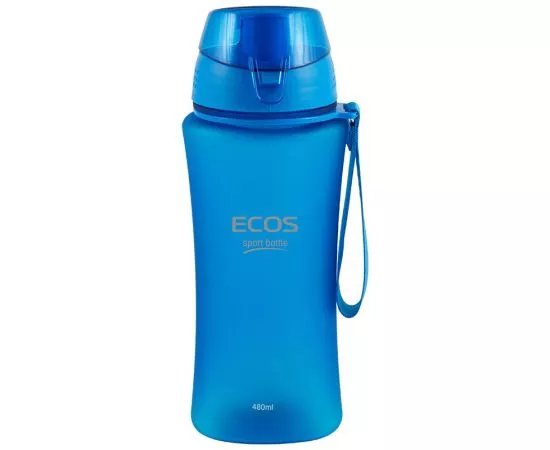 735380 - Бутылка для воды 480 мл ECOS SK5014 голубая 4735 (1)