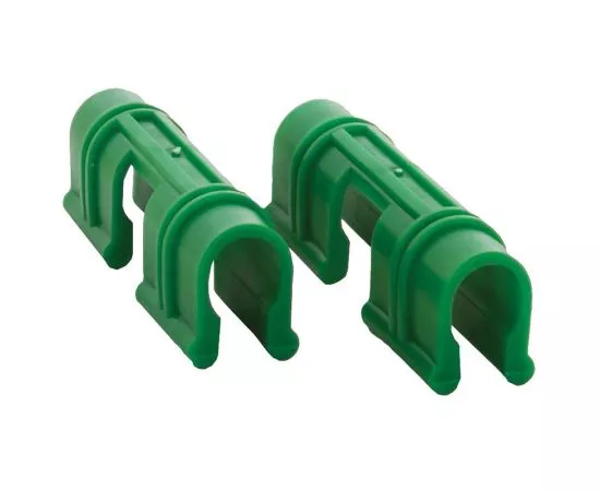 735819 - Зажимы для пленки O 10 мм, пластик, зеленого цвета  (упаковка - 18 шт.) 7053 (1)