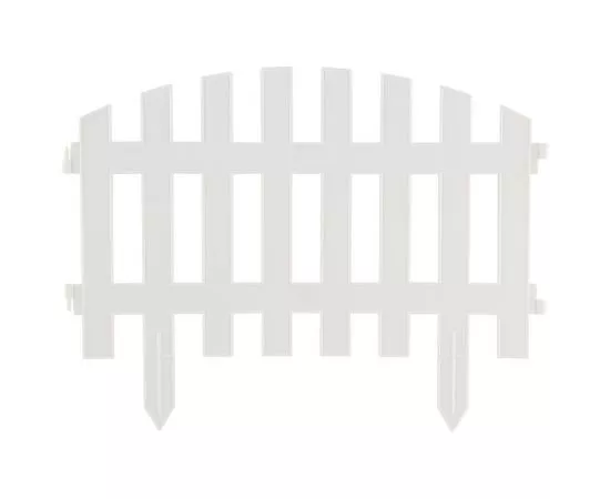 735859 - Забор декоративный RENESSANS белый (5 секций) 7274 (1)