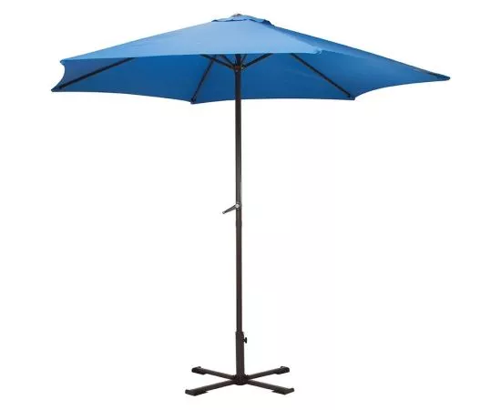 735220 - Зонт садовый GU-03 (синий) с крестообразным основанием 93008 (1)