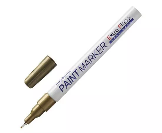 746720 - MunHwa Маркер-краска Extra Fine Paint Marker EFPM-07 золото,лаковый,1мм,нитро-основа,шк8801006713398 (1)