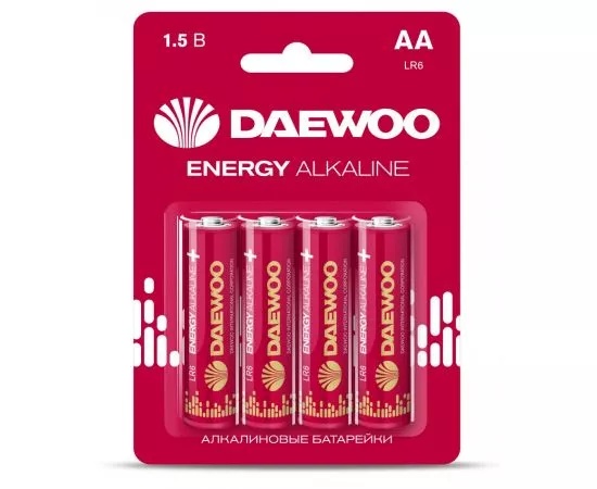 771691 - Элемент питания Daewoo Energy Alkaline LR6/316 BL4 (1)
