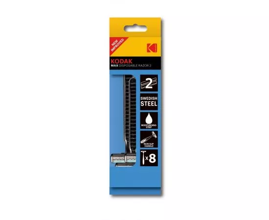 785897 - Станок для бритья мужской Max Razor 2, 2 лезв. однораз. (8шт, цена за шт) 9955 Kodak (1)