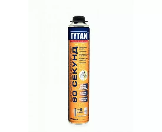 786033 - Tytan (Титан) Professional GUN Пено-клей 60 СЕКУНД Быстрый 750мл, арт.26296 (аналог 880142) (1)