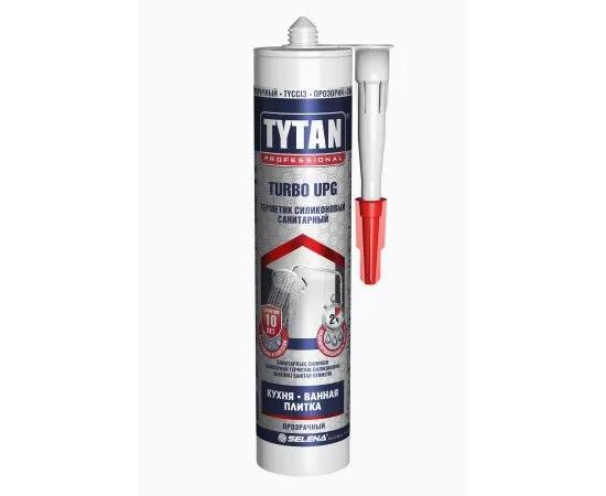 786042 - Tytan (Титан) Professional герметик силикон.санит.UPG TURBO проз.280мл,арт.84040 (замена на 842557) (1)