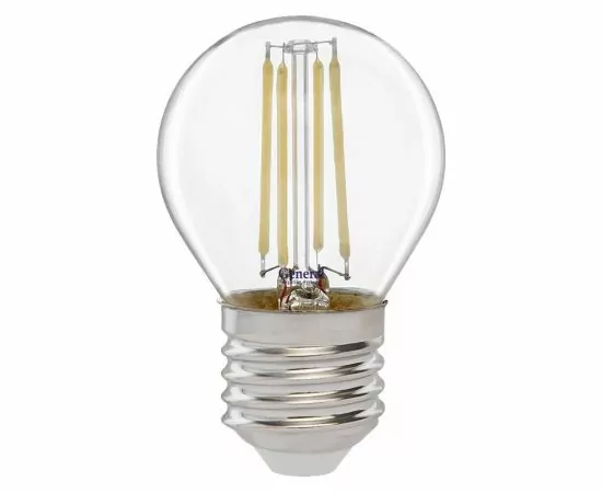 778707 - General филамент Шар E27 12W(950Lm) 6500K 6K 35x98  (нитевидная) прозр.66101 (1)