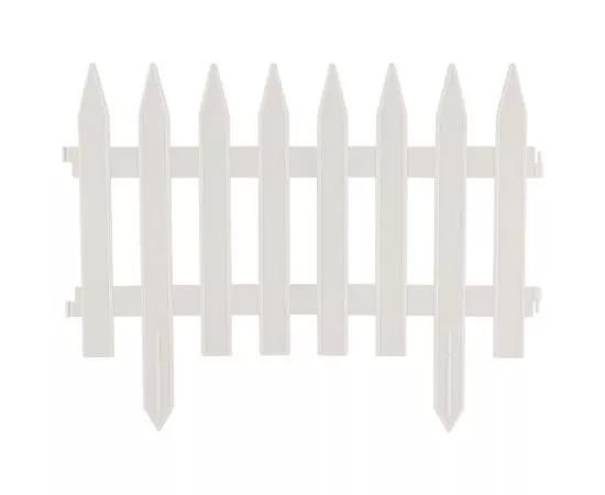 735856 - Забор декоративный GOTIKA белый (4 секции) 7277 (1)