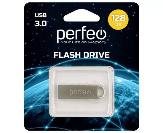 771283 - Флэш-диск USB 3.0 128GB Perfeo M08 Metal Series (1)