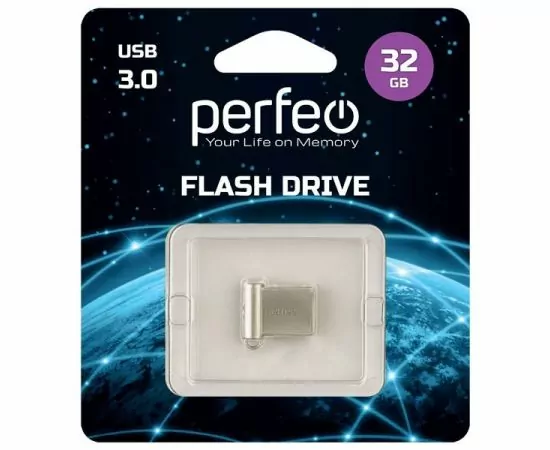 771286 - Флэш-диск USB 3.0 32GB Perfeo M06 Metal Series (1)