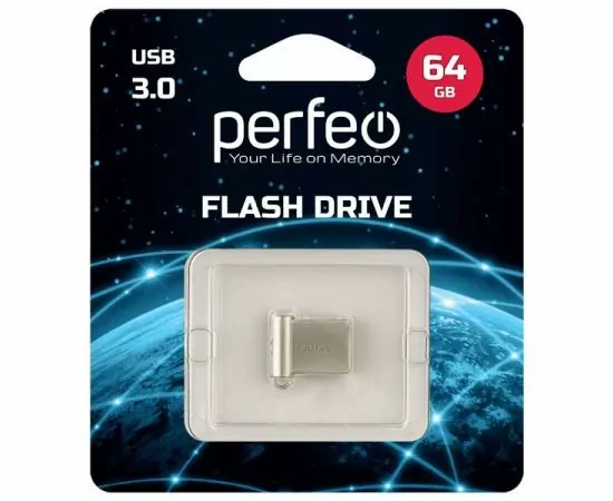 771288 - Флэш-диск USB 3.0 64GB Perfeo M06 Metal Series (1)