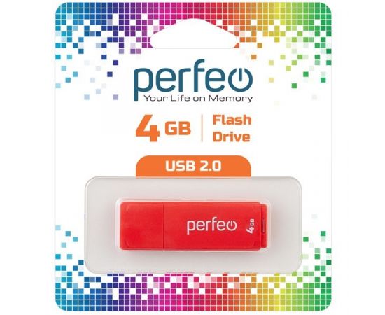 771298 - Флэш-диск USB 4GB Perfeo C04 Red Dragon (1)