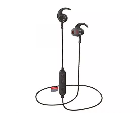 771472 - Perfeo наушники внутриканальные беспровод, микрофон WOOF чёрн,магн.крепл.,MP3 пл-р,Bluetooth V4.2 (1)