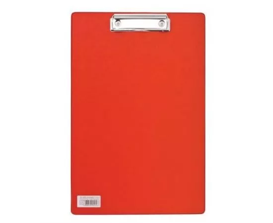 321917 - Доска-планшет BRAUBERG Comfort с верхним прижимом А4, 23*35см, картон/ПВХ, красная, 222658 (1)