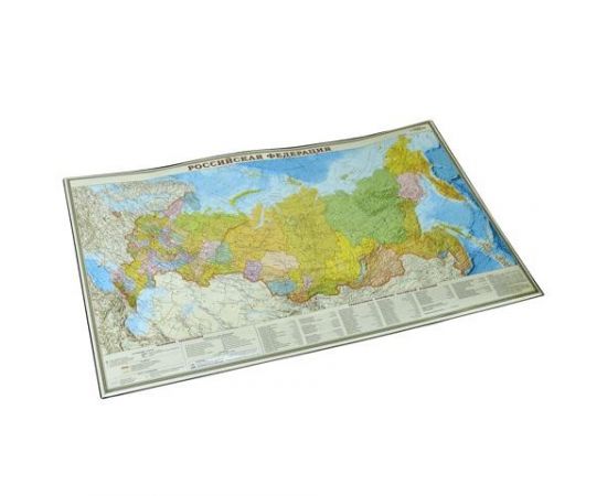 322967 - Коврик-подкладка настольный для письма с картой России, (380*590 мм), 2129.Р (1)