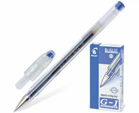 323938 - Ручка гелевая PILOT BL-GI-5T, 0,3 мм, синяя (1)