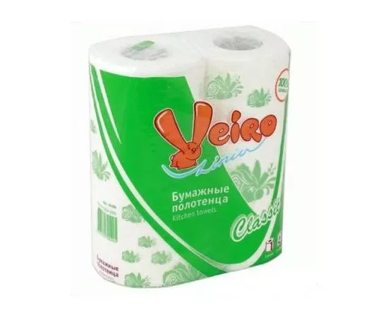 324554 - Полотенце бумажное LINIA VEIRO (Вейро), 2-х слойное, спайка 2шт.х12,5м, 5п22, ш/к 90995 (1)
