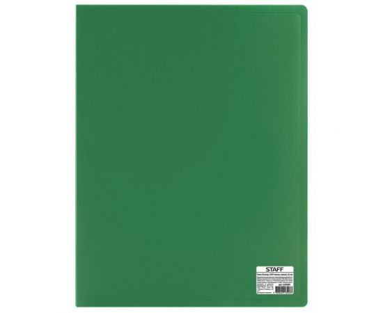 665160 - Папка 30 вкладышей STAFF, зеленая, 0,5 мм, 225699 (1)