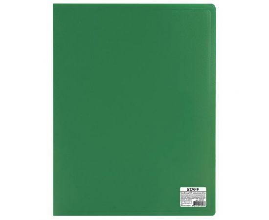 665164 - Папка 40 вкладышей STAFF, зеленая, 0,5 мм, 225703 (1)