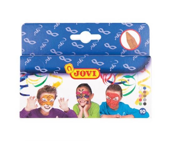 684587 - Грим д/лица JOVI (Испания), 10цв., пигментированный воск, картон.уп. 176 661650 (1)