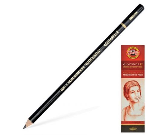 685537 - Карандаш ч/гр. акварел. худ. KOH-I-NOOR, 1шт., Gioconda, 2B, заточ. картон.коробка 181077 (1)