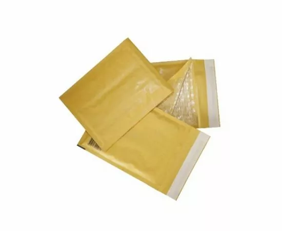 744931 - Конверт-пакеты с прослойкой из пузырчатой пленки (150х210 мм), крафт-бумага, отрывная полоса, КОМПЛЕ (1)