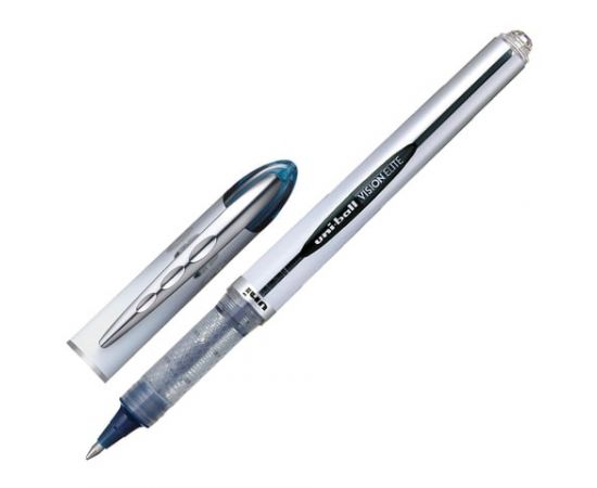 745896 - Ручка-роллер UNI-BALL (Япония) Vision Elite, СИНЯЯ, узел 0,8 мм, линия письма 0,6 мм, UB-200(08)BL (1)