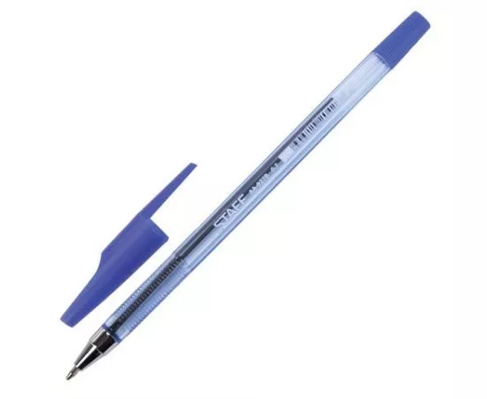 746047 - Ручка шариковая STAFF AA-927, СИНЯЯ, корпус тонированный, хромированные детали, 0,7 мм, линия 0,35 м (1)