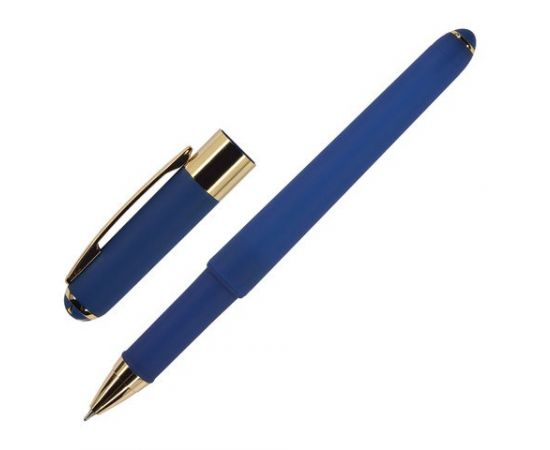 746143 - Ручка шариковая BRUNO VISCONTI Monaco, темно-синий корпус, узел 0,5 мм, линия 0,3 мм, синяя, 20-0125 (1)