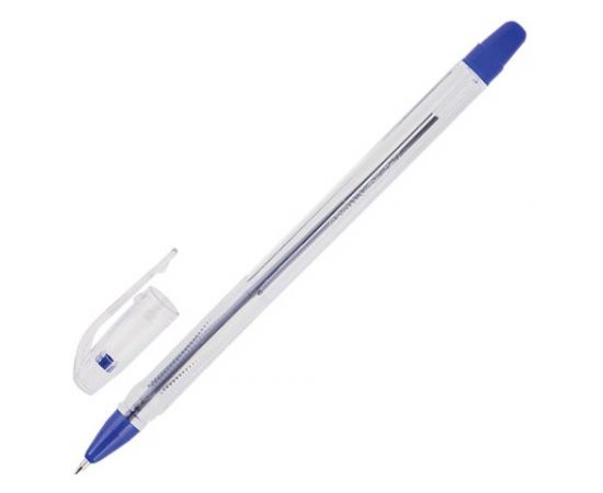 746158 - Ручка шариковая масляная CROWN Oil Jell, СИНЯЯ, узел 0,7 мм, линия письма 0,5 мм, OJ-500B (1)