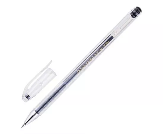 746167 - Ручка гелевая CROWN Hi-Jell, ЧЕРНАЯ, к 0,5 ммHJR-500 В (6!) цена за шт.СПБ(12!) (1)